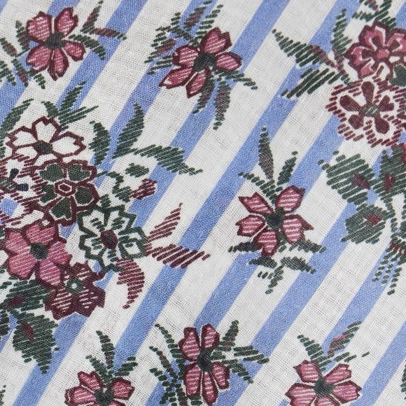 NWT VERONICA BEARD Joi ruffled printed cotton-voile top Size 8 - Picture 4 of 12